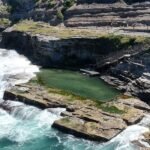 Bogey Hole Newcastle, situated on a natural rock platform