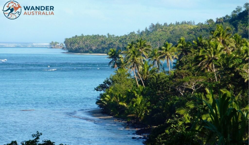 Looking out towards the south pacific ocean