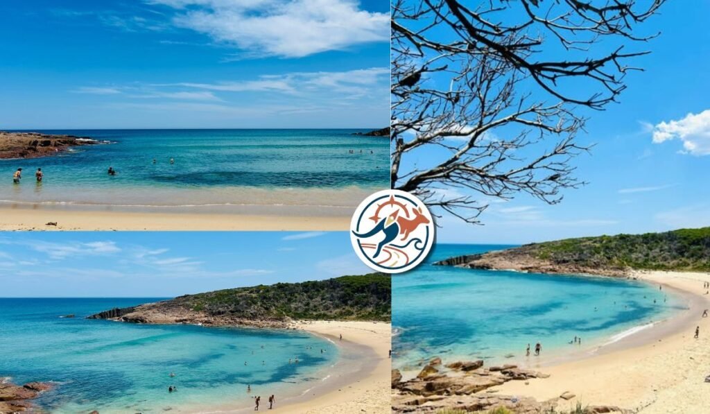 Kingsley beach suitable for surf, swim, and fishing