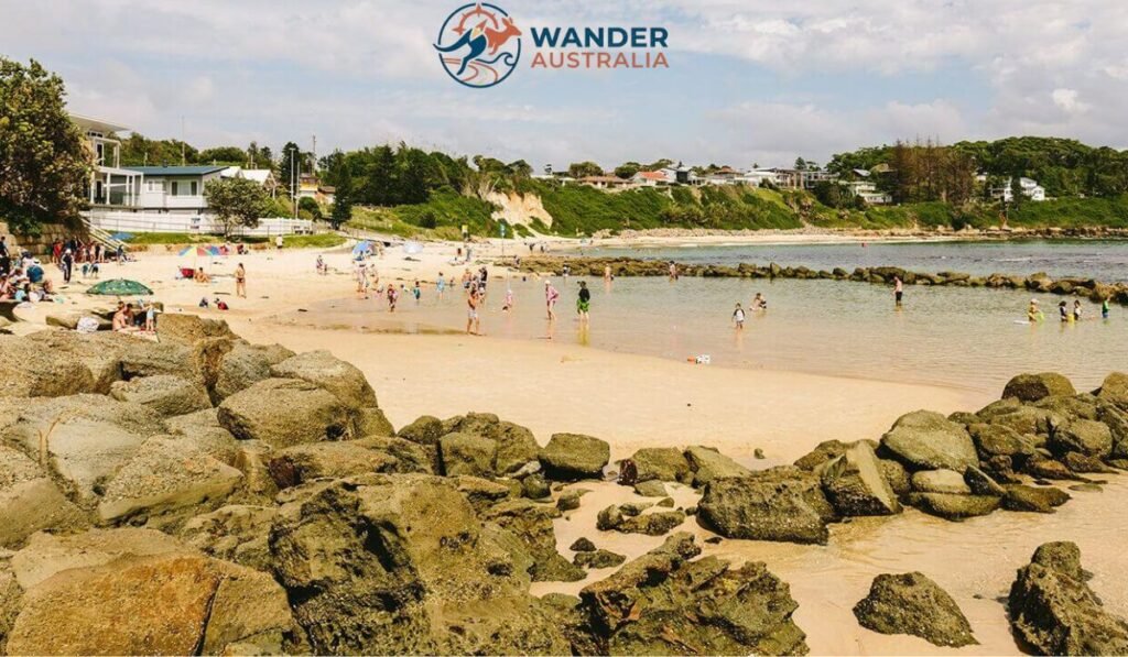 Norah Head Rockpool - kids happily spend hours playing here in summer image