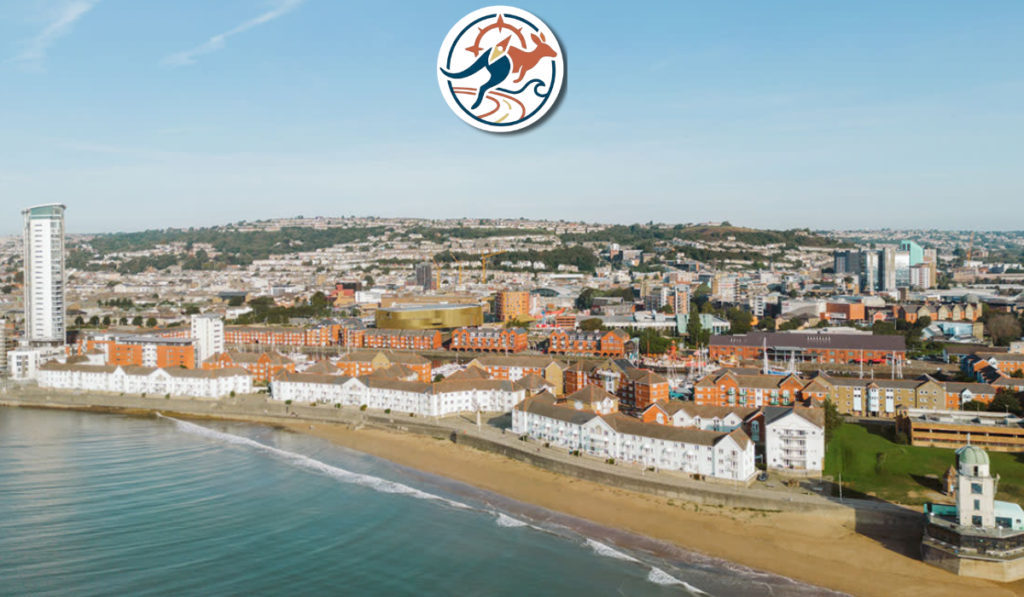 View towards swansea image