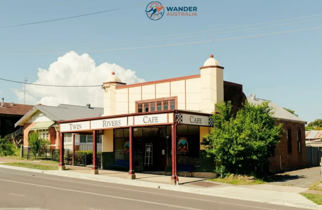 Twin Rivers Cafe on the main street of Gresford NSW image