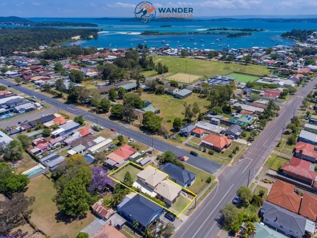 Aerial view of Marks Point and Lake Macquarie image