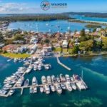 Aerial view of Marks Point on Lake Macquarie image