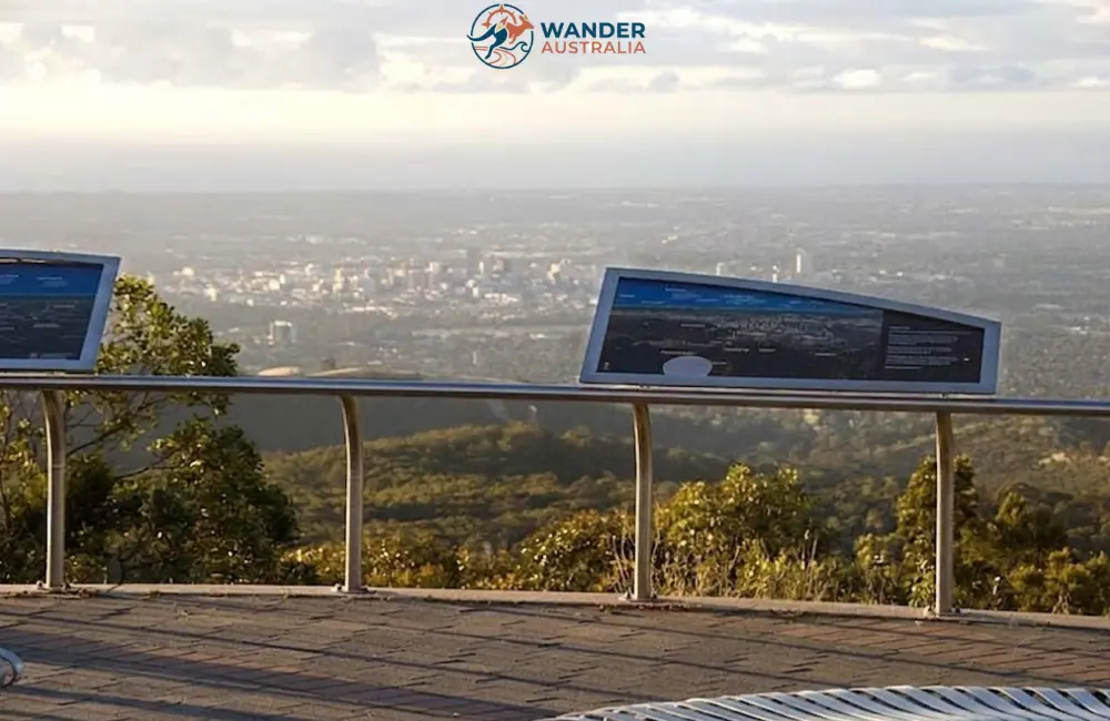 Mount Lofty Summit viewing platform overlooking Adelaide