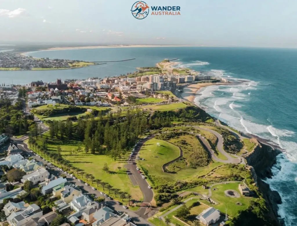 King Edward Park Newcastle coastline image